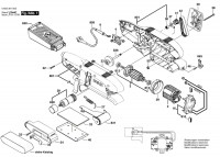 Bosch 0 603 391 003 Pbs 7 A Belt Sander 230 V / Eu Spare Parts